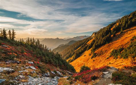 Mountains Scenery Sky North Cascades 4k Wallpaper,HD Nature Wallpapers ...