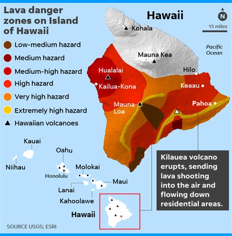 Active Volcanoes In Hawaii Map - Zelma Katuscha