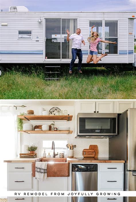 RV TOURS: Stylish Park Model Renovation by @Joyfully.growing | Diy ...