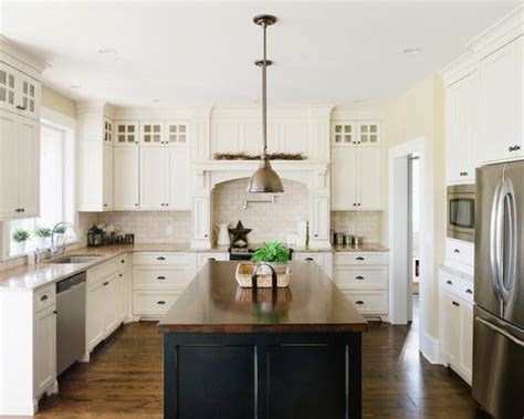 20+ White Cabinets Black Countertops Butcher Block Island – The Urban Decor