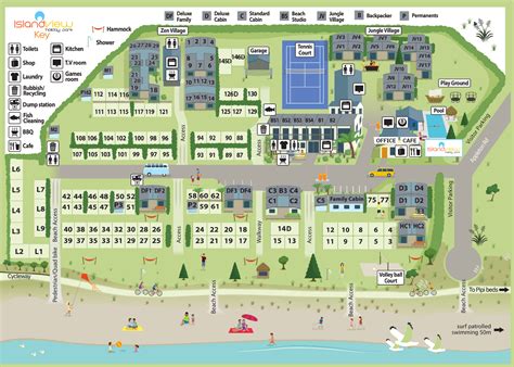 Camp Map | Island View Holiday Park