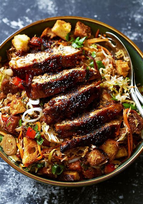 Grilled Chicken Cabbage Salad Recipe with Raspberry Balsamic Dressing ...