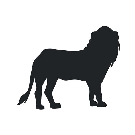 lion african silhouette 11251421 Vector Art at Vecteezy