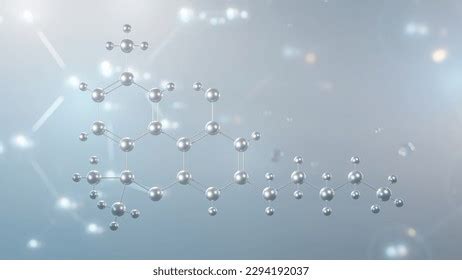 Cannabinol Molecular Structure 3d Model Molecule Stock Illustration ...