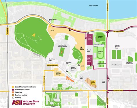 Asu Stadium Parking Map