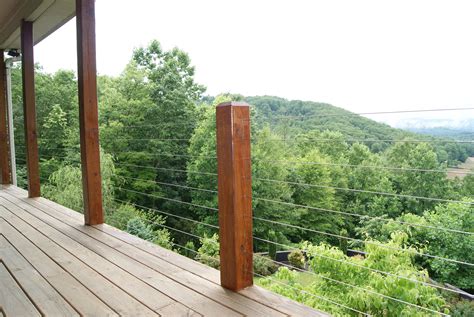 Deck railing diy, Building a deck, Cable railing deck