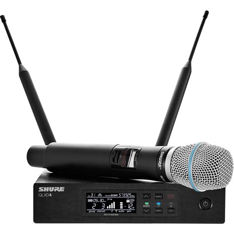 Shure QLXD24/B87A Handheld Wireless Microphone QLXD24/B87A-G50