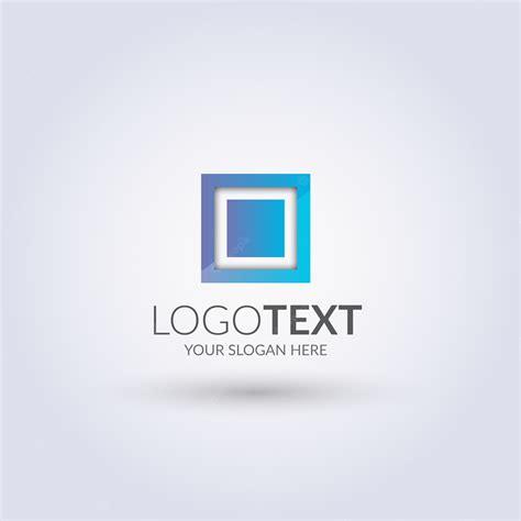 Premium Vector | Abstract square logo template