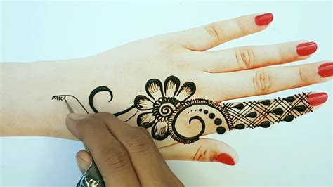 Simple Arabic Mehndi Designs For Hands For Beginners