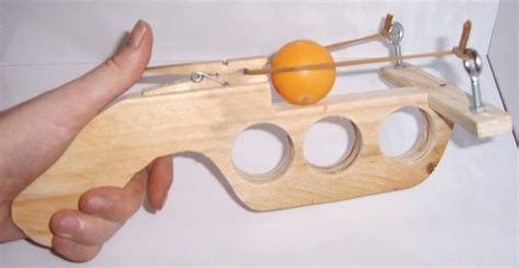 How to make a ping pong ball gun Wood Craft Projects, Projects For Kids ...