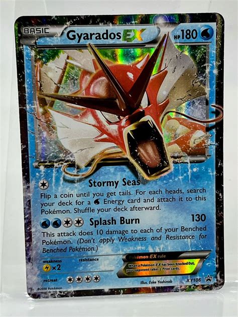 Mavin | Shiny Red Gyarados EX Promo XY106 Pokemon Card 2016 NM