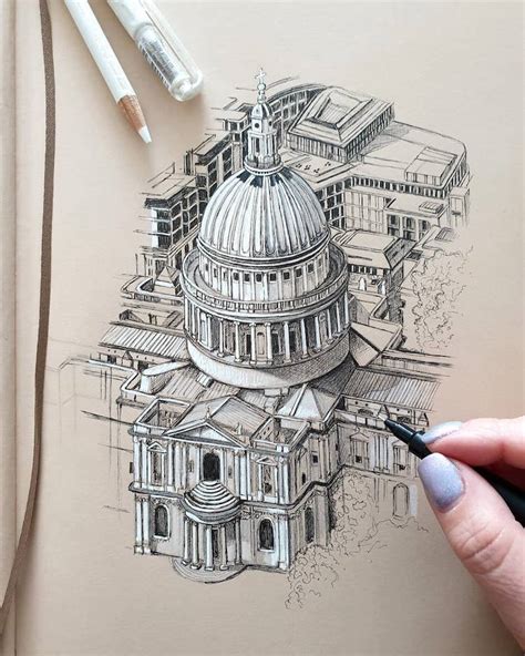 The Incredible Architectural Drawings of Self-Taught Artist Demi Lang