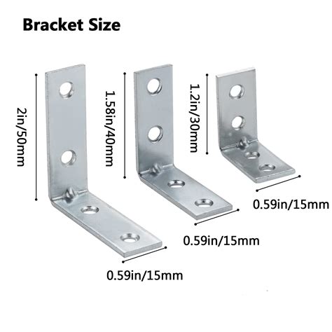 eBoot Corner Braces Angle Brackets 90 Degree Metal Corner Brackets ...