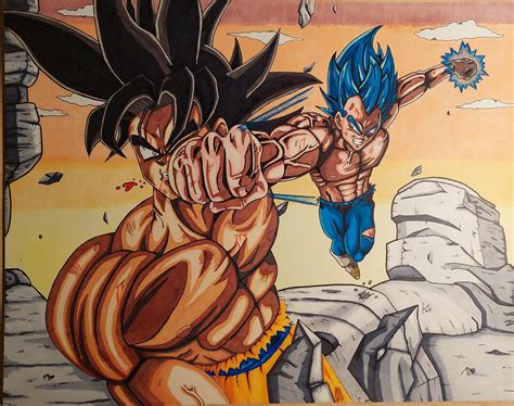 Goku VS Vegeta - Etsy