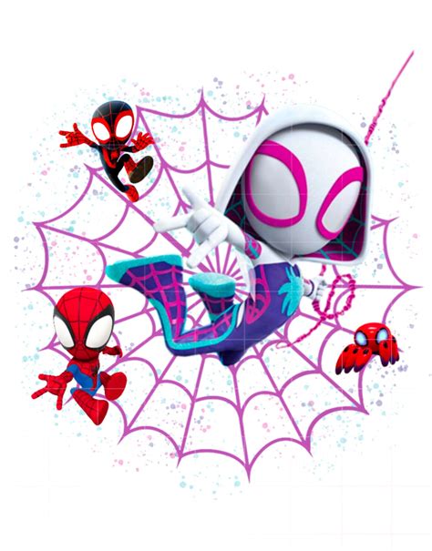 Ghost Spider Png Jpg Sublimation Spidey and His Amazing - Etsy Singapore