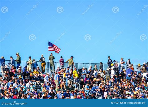 Crowd Audience in a Stadium Looking at the Event Editorial Photo ...