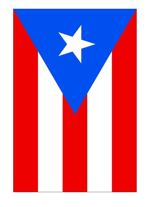 Puerto Rico Flag | Templates at allbusinesstemplates.com