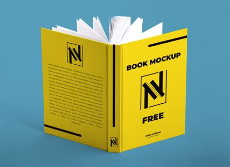 Free Open Hardcover Book Mockup PSD - Good Mockups