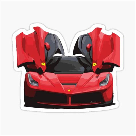 Ferrari Stickers | Redbubble