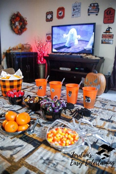 Halloween Family Movie Night Ideas - Jordan's Easy Entertaining