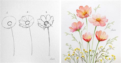 How to Draw Perfect Flowers, Step by Step