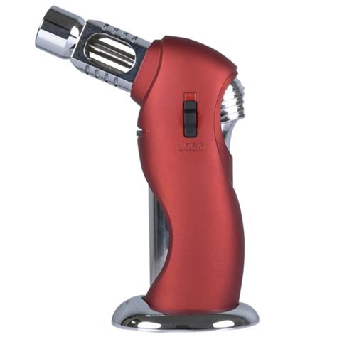 Scorch Torch Red Color Easy Hand Held 45 Degree Powerful Torch Lighter ...