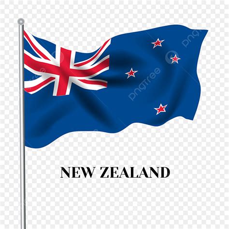 New Zealand Flag Clipart PNG Images, Hand Drawn Cartoon New Zealand ...