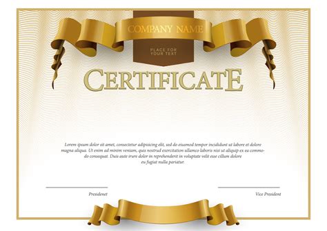 Certificate Template Png Clip Art Image Certificate Design Template ...