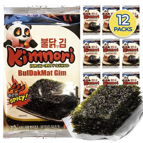 Kim Nori Flaming Hot Spicy Seaweed Snacks - 12 Australia | Ubuy