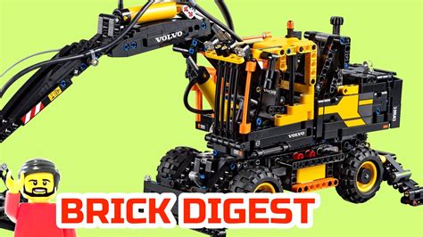 Lego Technic Volvo EW160E (42053) Review - Brick Digest