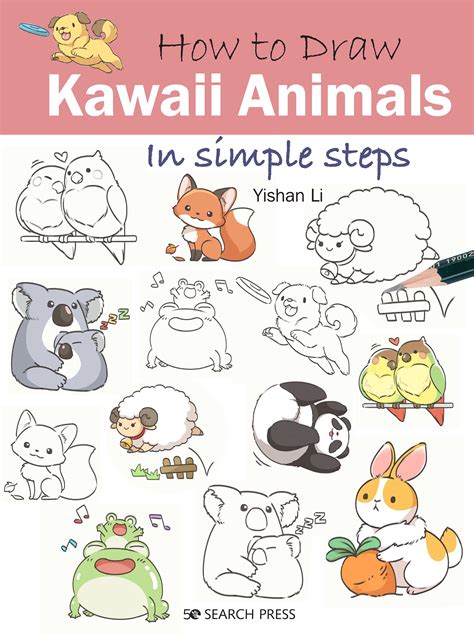 How To Draw Cute Kawaii Animals - Drawing Word Searches