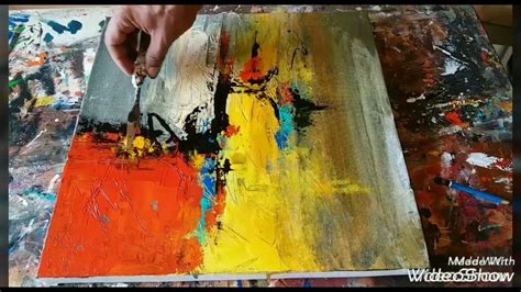 Palette Knife Acrylic Painting Abstract Art – Warehouse of Ideas