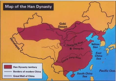 Han Dynasty - Catherine: Map of the Han Dynasty