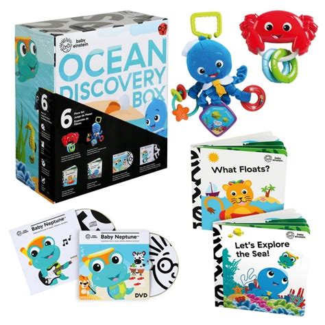 Baby Einstein Ocean Discovery Box 6 Piece Set, Ages Newborn + - Walmart ...