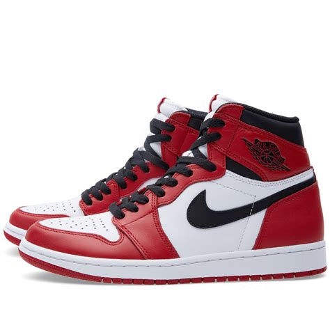 Nike Air Jordan 1 Retro High OG 'Varsity Red' White, Black & Varsity ...