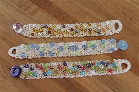 Beaded Crocheted Bracelets