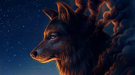 Wolf Art Wallpapers - Wallpaper Cave