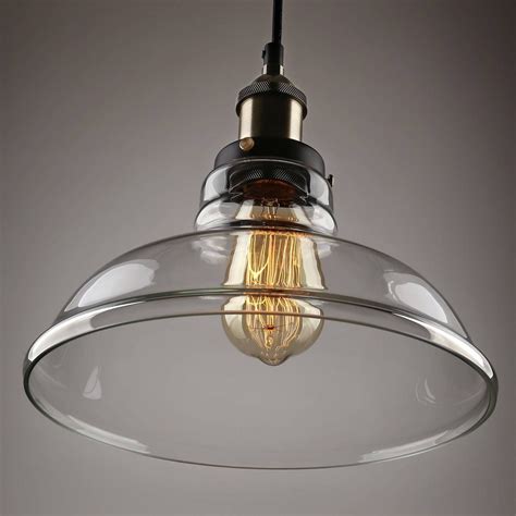 15 Collection of Industrial Glass Pendant Lights