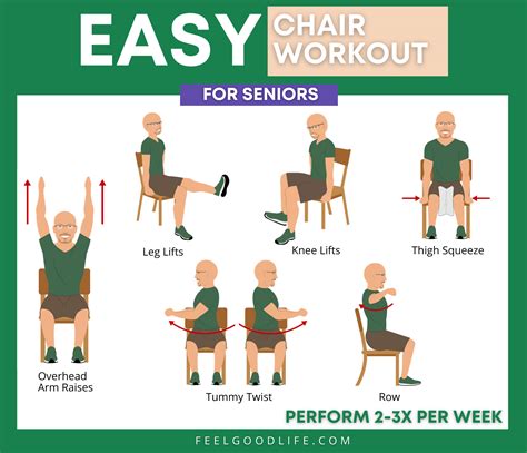 Printable Exercises For Seniors While Sitting