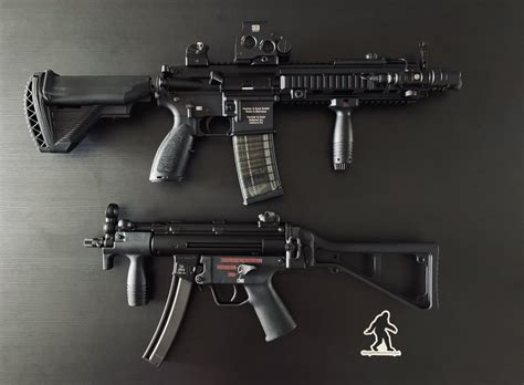 Heckler & Koch CQB Legends - HK416 & MP5K [OC] : GunPorn