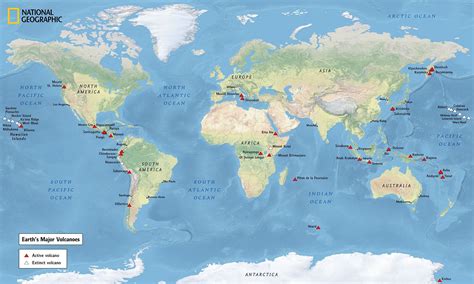 Earth's Major Volcanoes | National Geographic Society