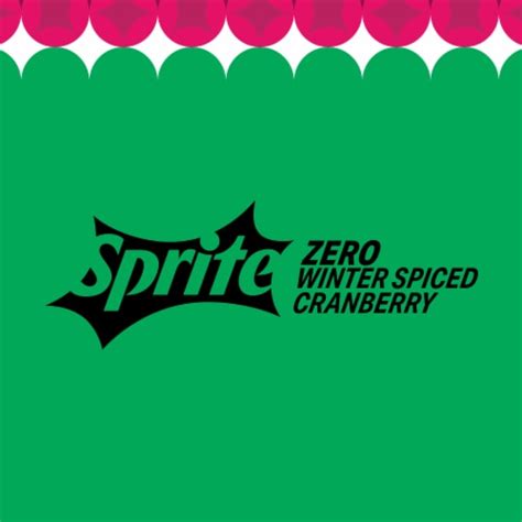 Sprite® Winter Spiced Cranberry Zero Sugar Soda Cans, 12 pk / 12 fl oz ...