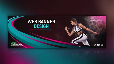 Stylish Web Banner Add Design - Adobe Photoshop Cc | Banner design ...