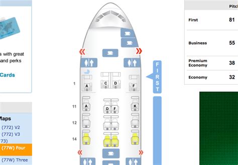 Singapore Airlines Business Class Seat Map