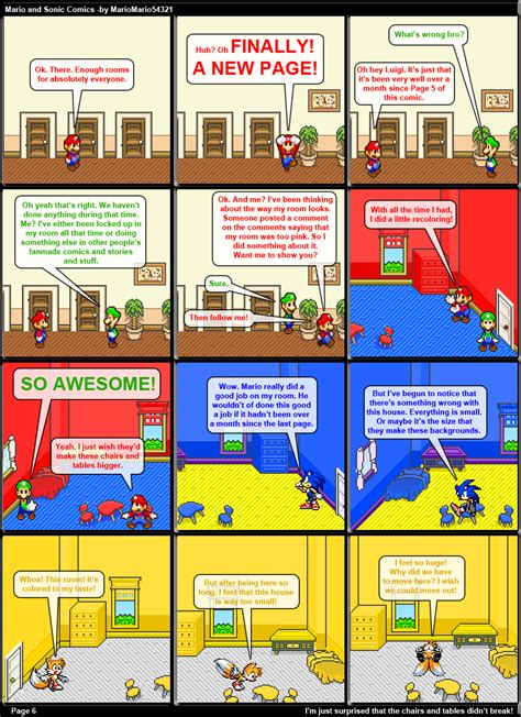 Mario and Sonic Comics Page 6 by MarioMario54321 on DeviantArt