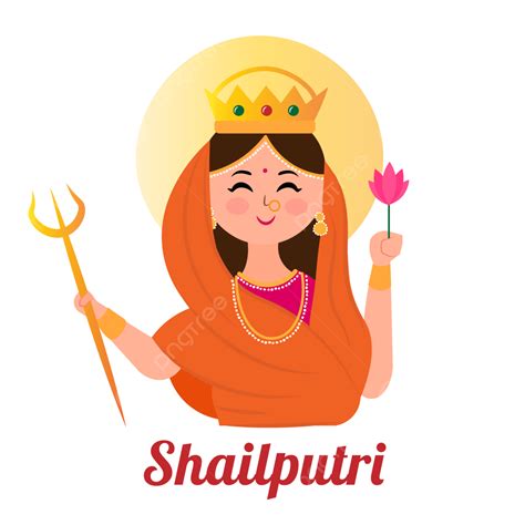 Shailputri Ji Goddess Durga Navratri Forms Of Mata Cute Devi ...