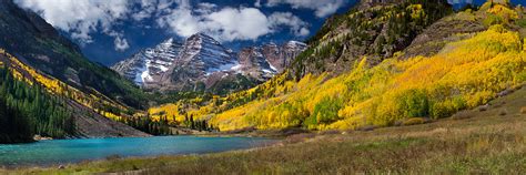 Maroon Bells Aspen Colorado Fall Colors - Lewis Carlyle Photography