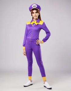 Waluigi Cosplay Female Face Swap ID:1047407