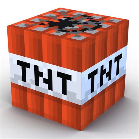 modelo 3d Minecraft TNT Modelo 3D - TurboSquid 1017066