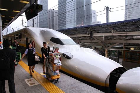 Kyushu Shinkansen 800 Series Bullet Train Editorial Stock Photo - Image ...